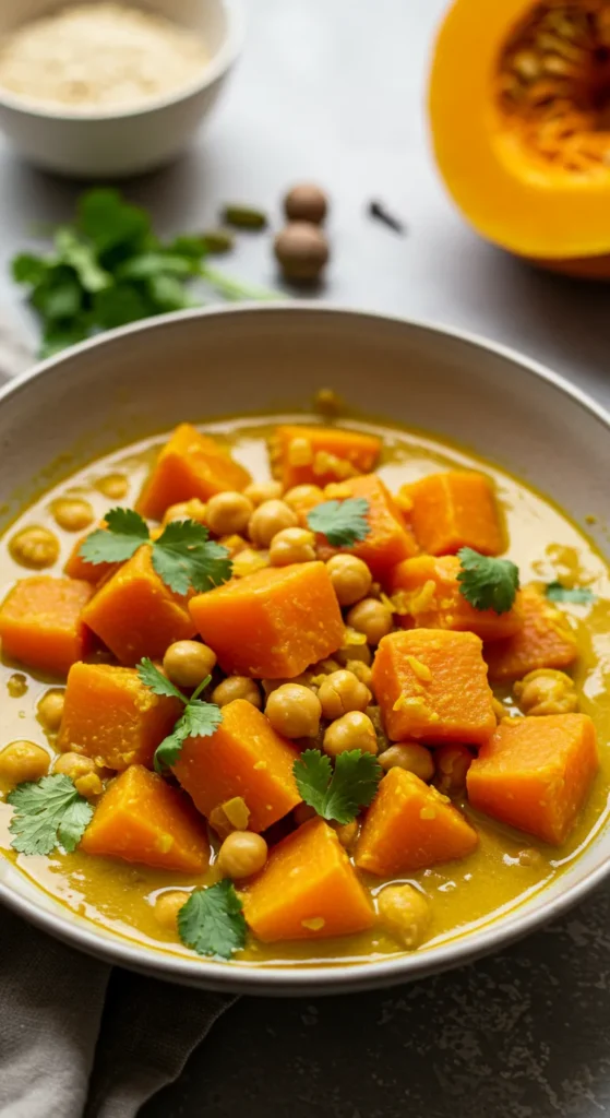 Spiced Pumpkin Curry with Chickpeas