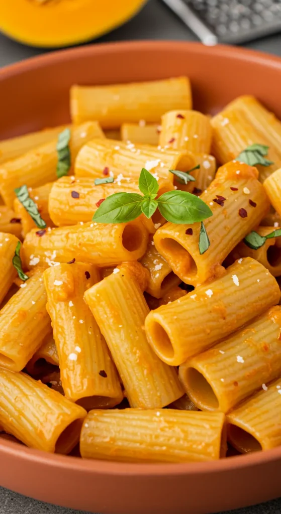 Spicy Pumpkin Vodka Rigatoni
