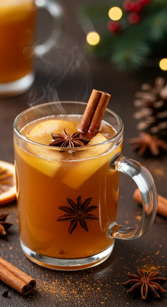 Spiked Apple Cider Toddy (Alcoholic)