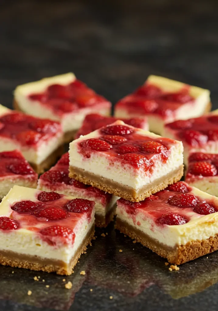 Strawberry Cheesecake Bars Recipe