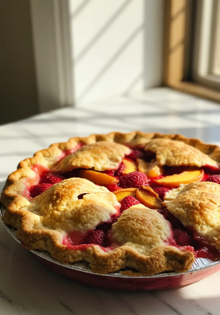 Strawberry Peach Pie Recipe