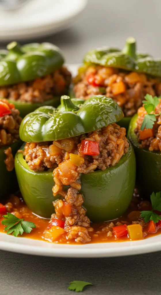 Stuffed Green Peppers