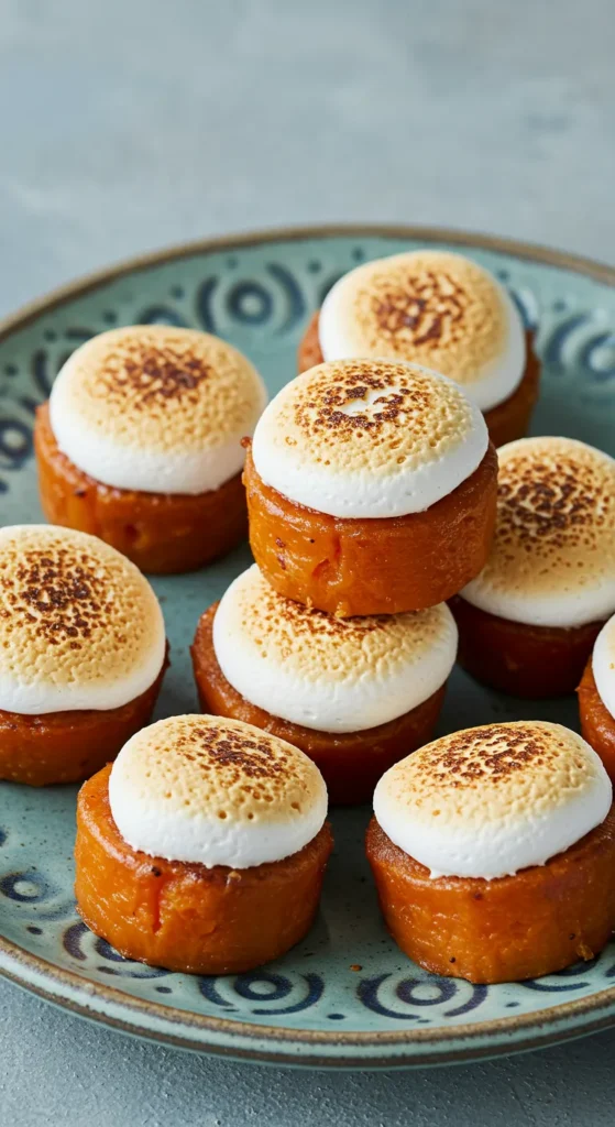 Sweet Potato Marshmallow Bites