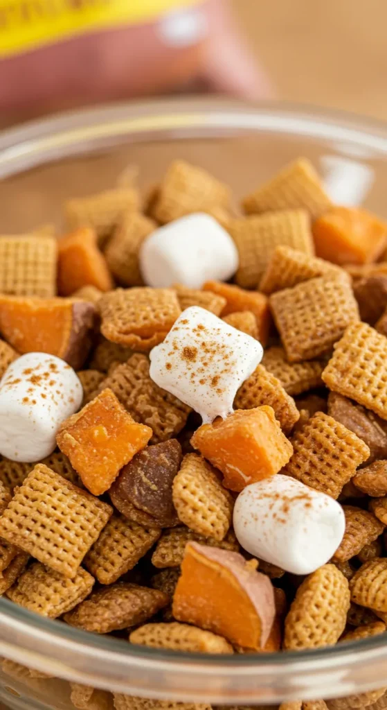 Sweet Potato Marshmallow Chex Mix