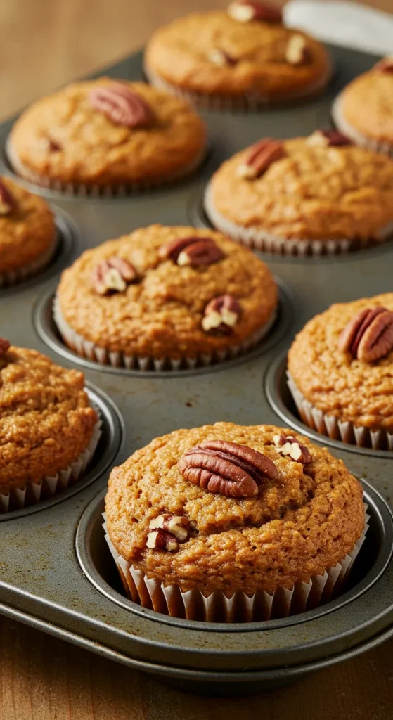 Sweet Potato Pecan Muffins