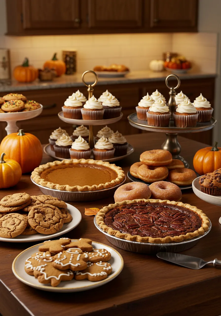 Thanksgiving Dessert Table