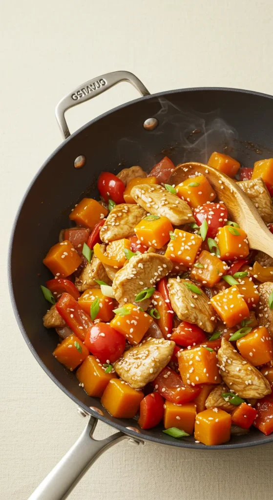 Turkey Pumpkin Stir-Fry