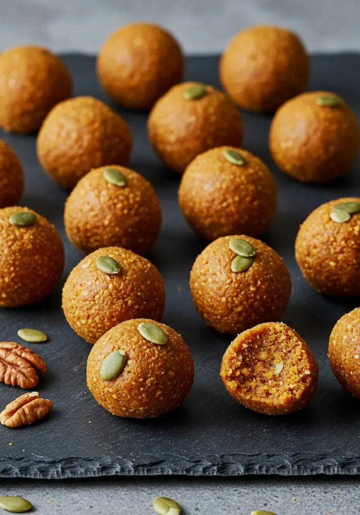Vegan Pumpkin Energy Balls Recipe