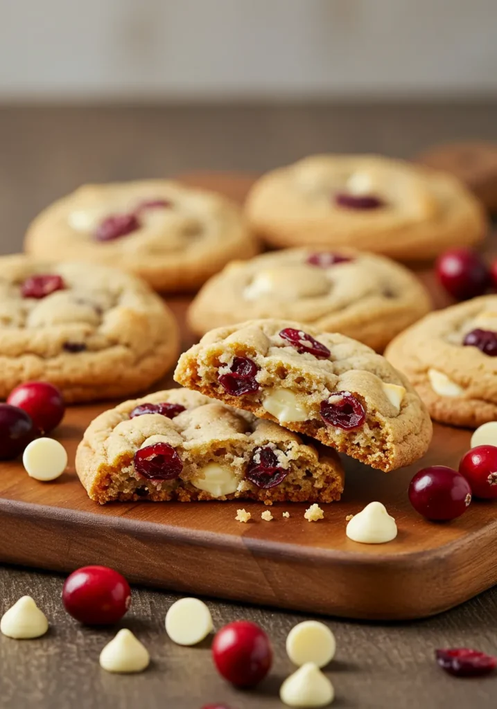 White Chocolate Cranberry Cookies Recipe