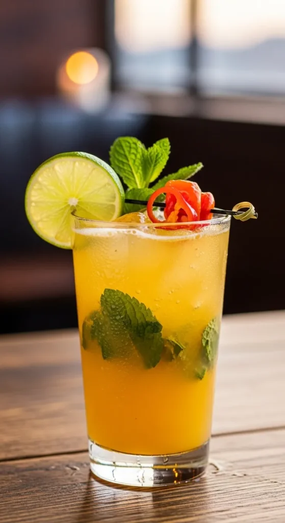 Ghost Pepper Mango Mojito (Handle with Care)