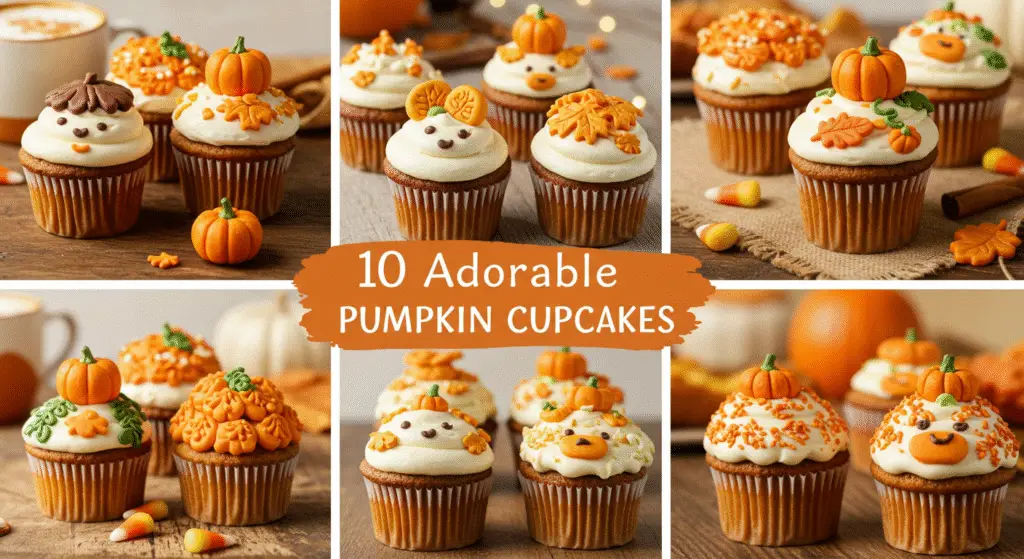 10 Adorable Pumpkin Cupcake Recipes