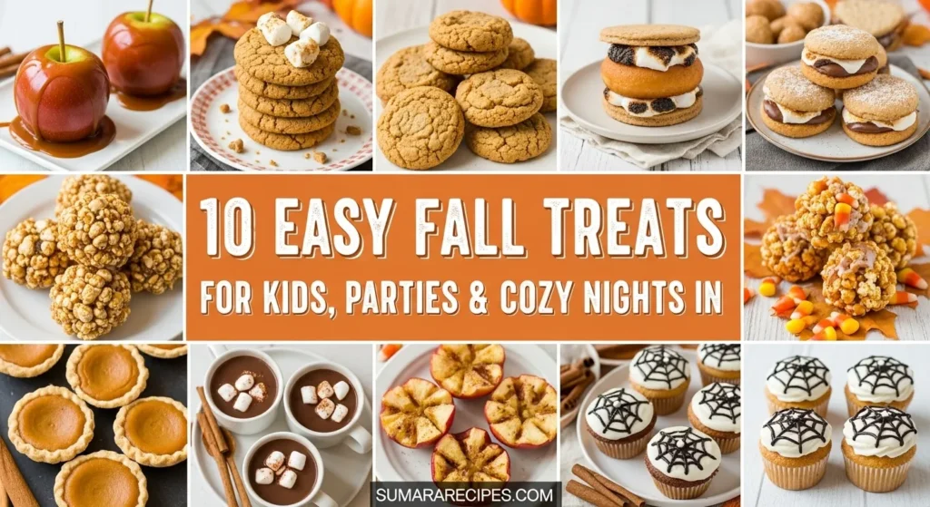 10 Easy Fall Treats for Kids, Parties & Cozy Nights In