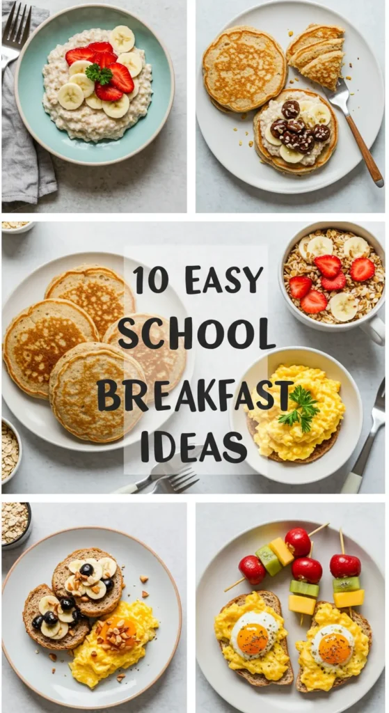 10 Easy School Breakfast Ideas