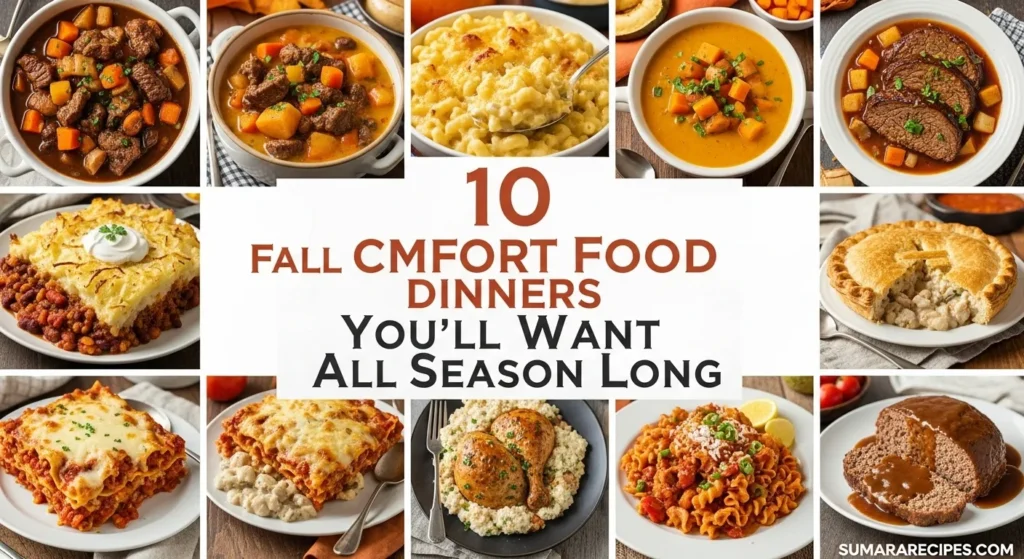 10 Fall Comfort Food Dinners You’ll Want All Season Long