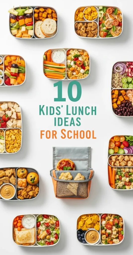 10 Kids Lunch Ideas for School