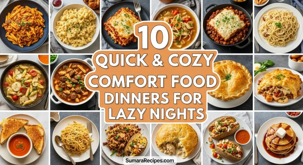 10 Quick & Cozy Comfort Food Dinners for Lazy Nights