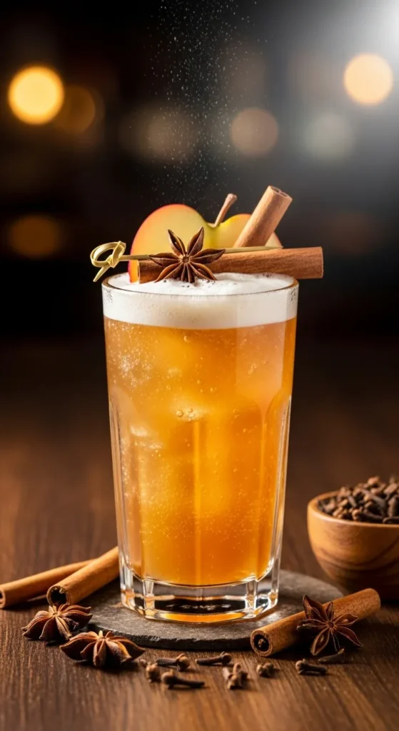 10. Spiced Apple Gin Fizz (Gin’s Fall Era)