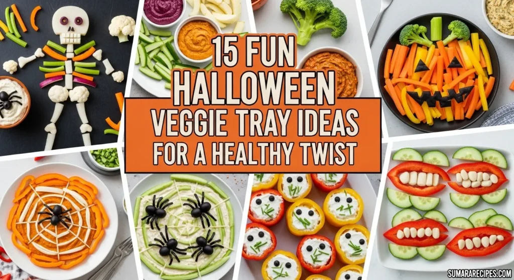 15 Fun Halloween Veggie Tray Ideas for a Healthy Twist