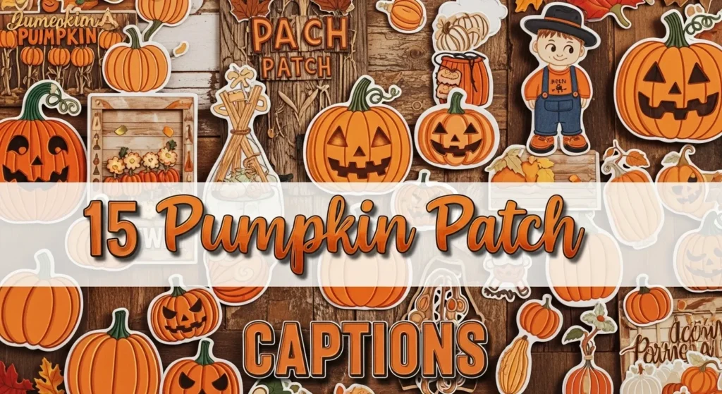 15 Pumpkin Patch Captions