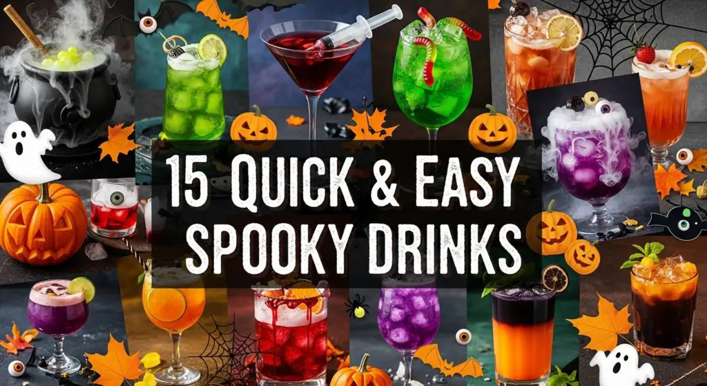15 Quick & Easy Spooky Drinks for Your Halloween Party
