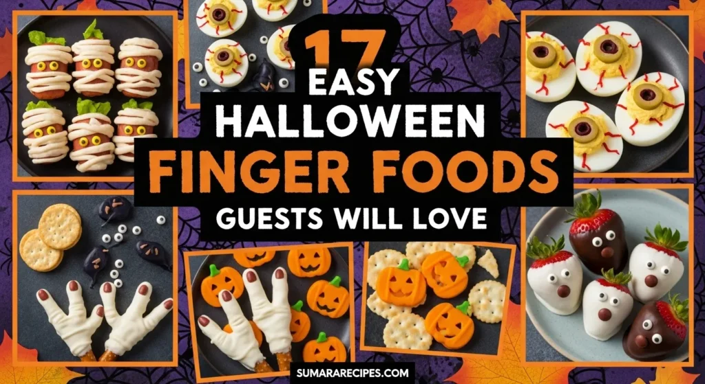 17 Easy Halloween Finger Foods Guests Will Love