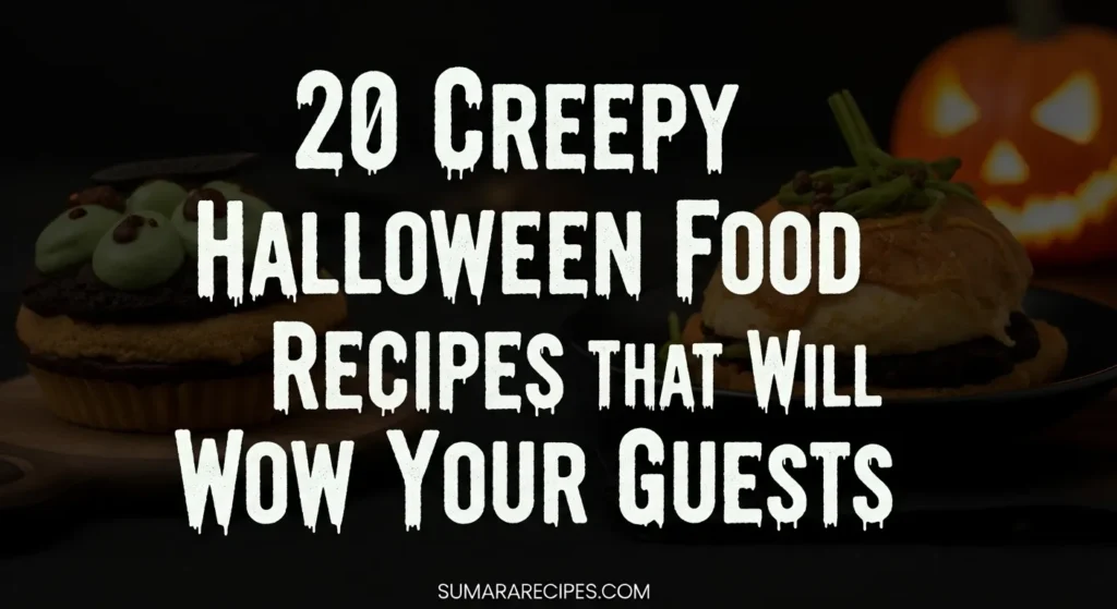 20 Creepy Halloween Food Recipes That Will Wow Your Guests