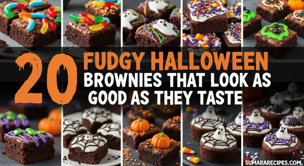 20 Fudgy Halloween Brownies That Look as Good as They Taste