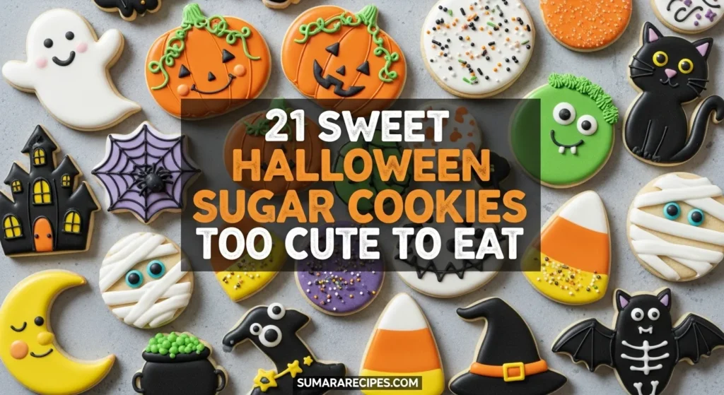 21 Sweet Halloween Sugar Cookies Too Cute to Eat