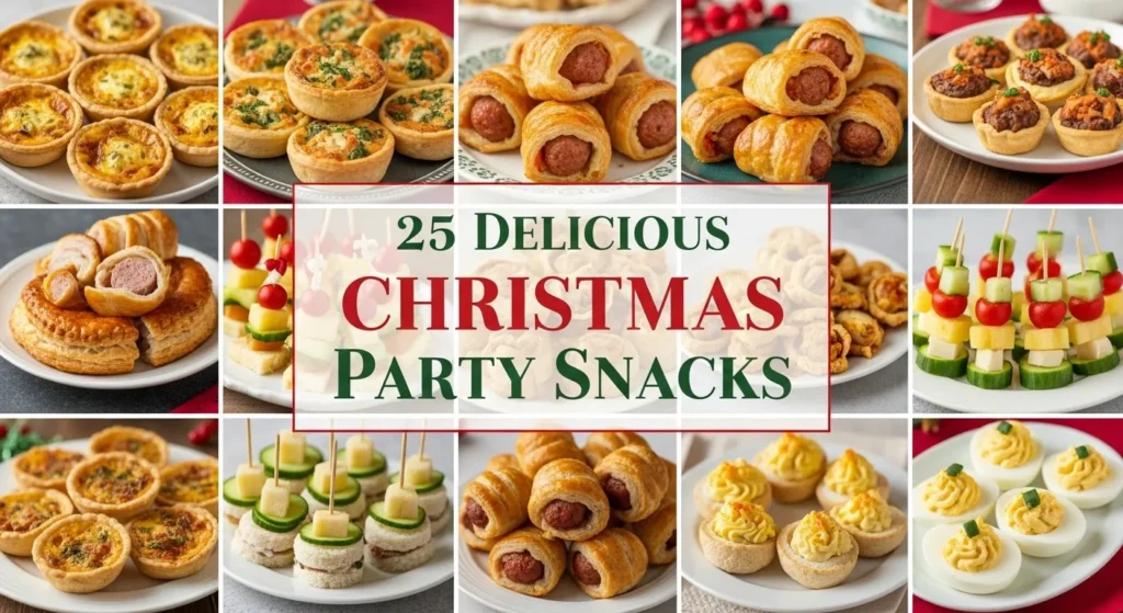 25 Delicious Christmas Party Snacks