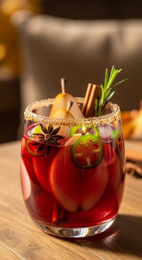 Spiced Pear & Serrano Sangría (Batch It, Baby)