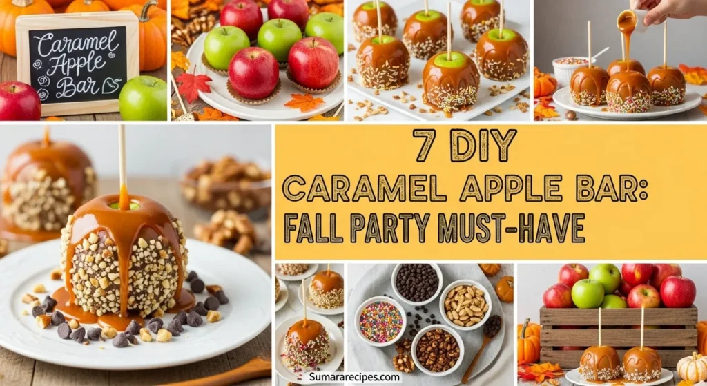 7 DIY Caramel Apple Bar Fall Party Must-Have