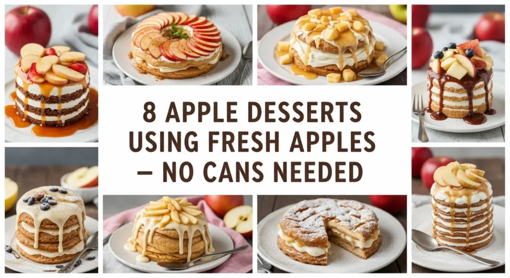 8 Apple Desserts Using Fresh Apples — No Cans Needed