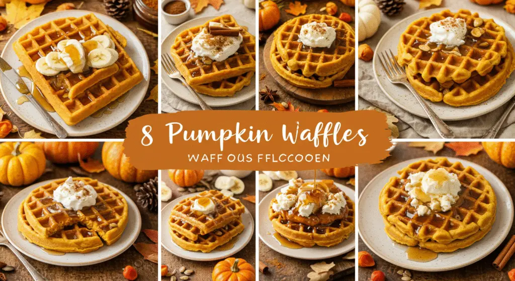 8 Irresistible Pumpkin Waffle Ideas