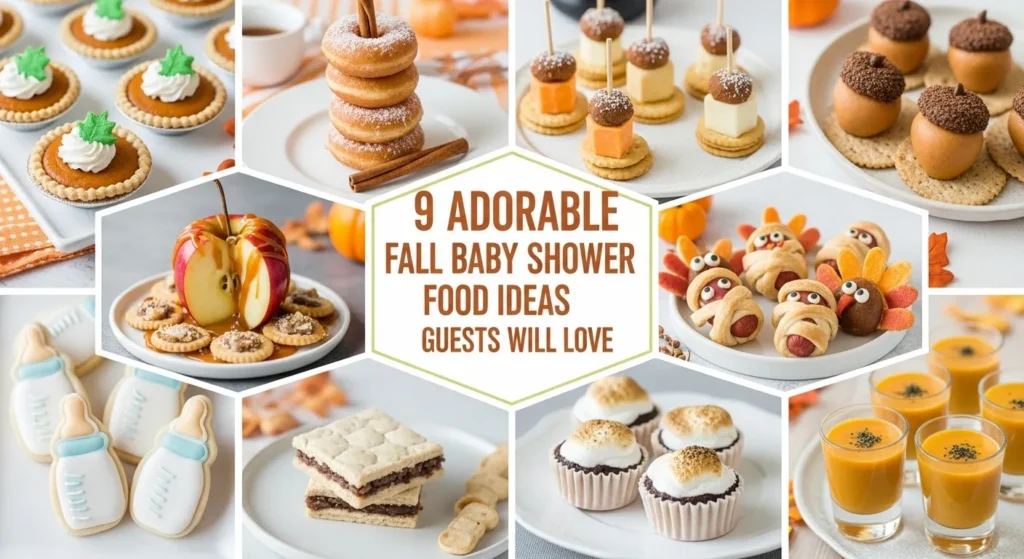 9 Adorable Fall Baby Shower Food Ideas Guests Will Love