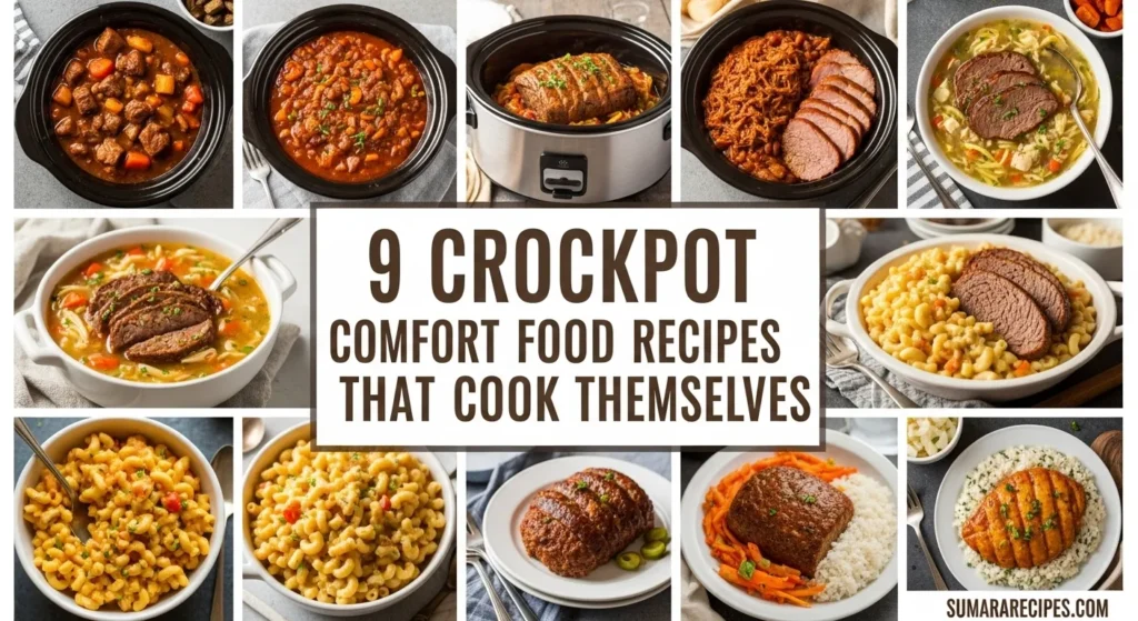 9 Crockpot Comfort Food Recipes That Cook Themselves
