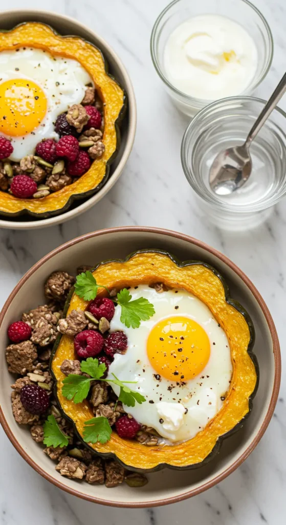 Acorn Squash Breakfast Bowl