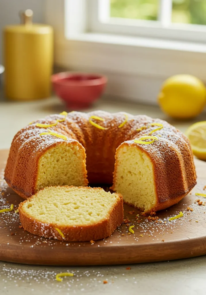 Almond Flour Lemon Pound Cake Recipe