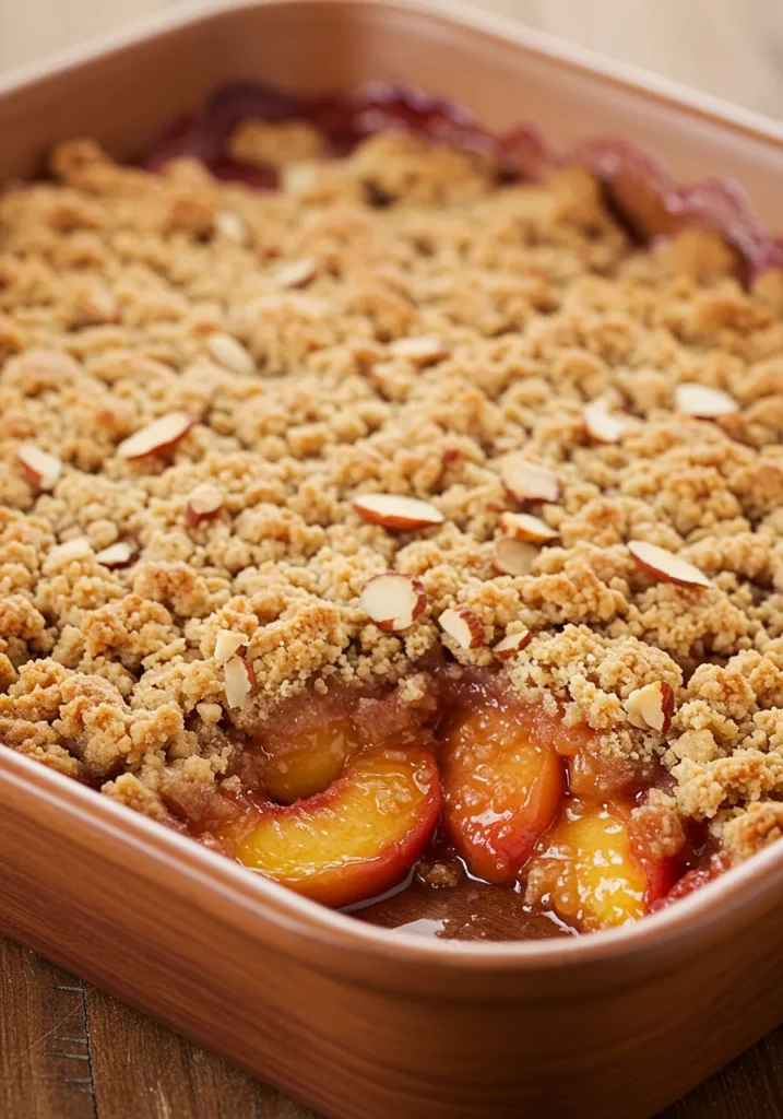 Almond Flour Peach Crisp Recipe