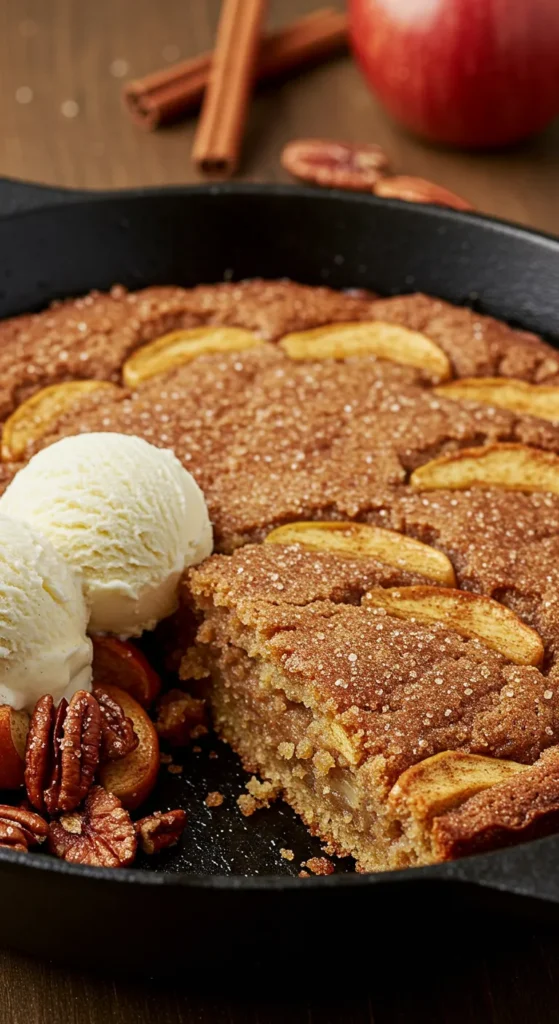 Apple Butter Skillet Cake