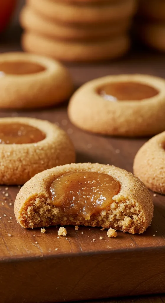 Apple Butter Thumbprint Cookies