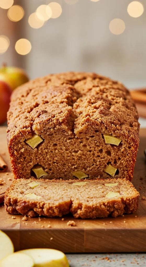 Apple Cinnamon Streusel Bread