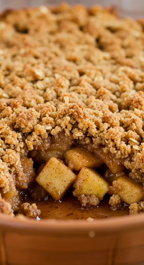 Apple Crisp with Oat Crumble