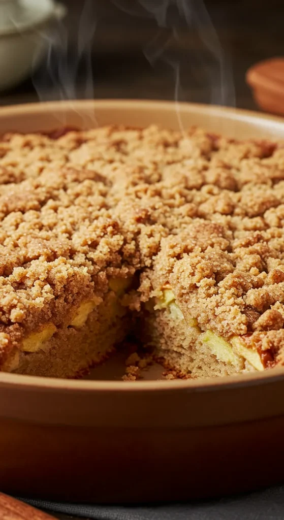 Apple Crumble Coffee Cake