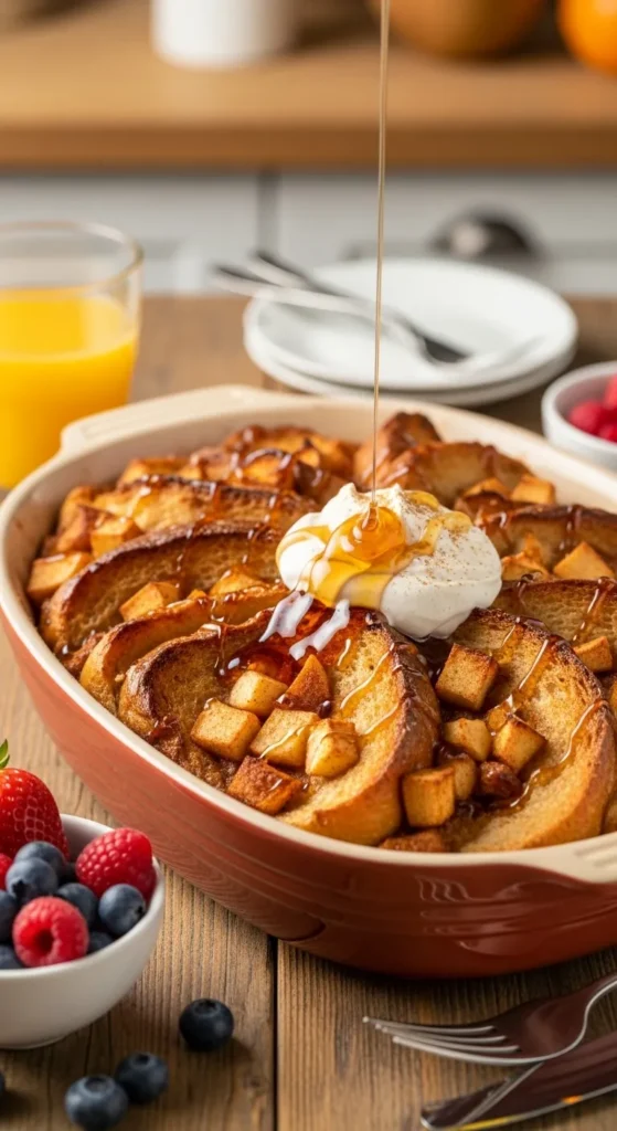 Apple Pie French Toast Casserole