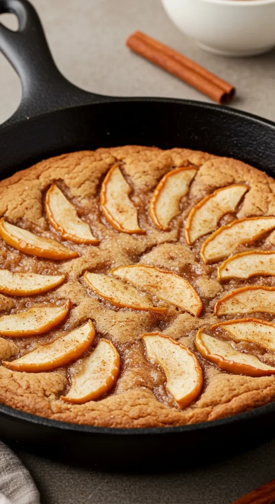 Apple Pie Skillet Cookie