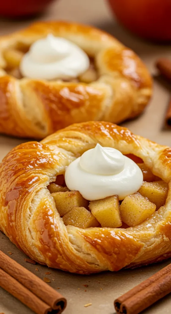 Apple Turnovers with Cream Cheese