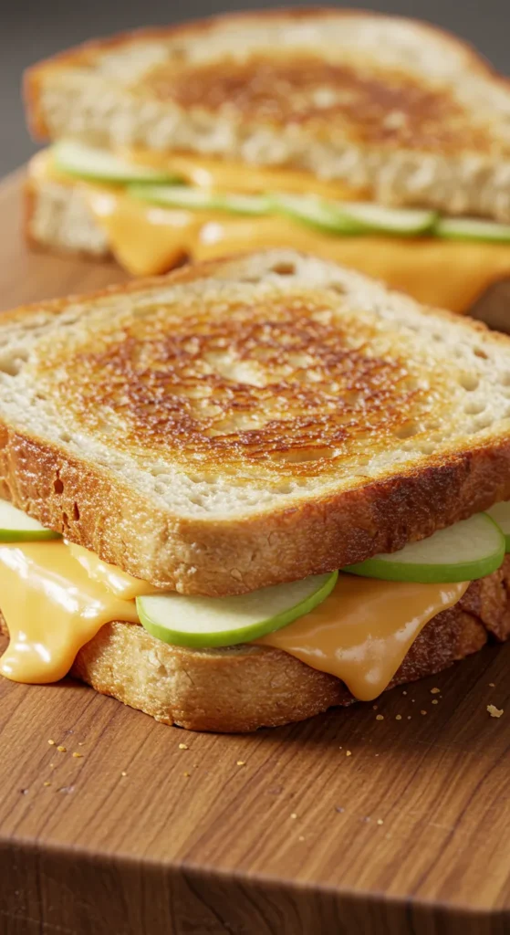 Apple and Cheddar Grilled Cheese