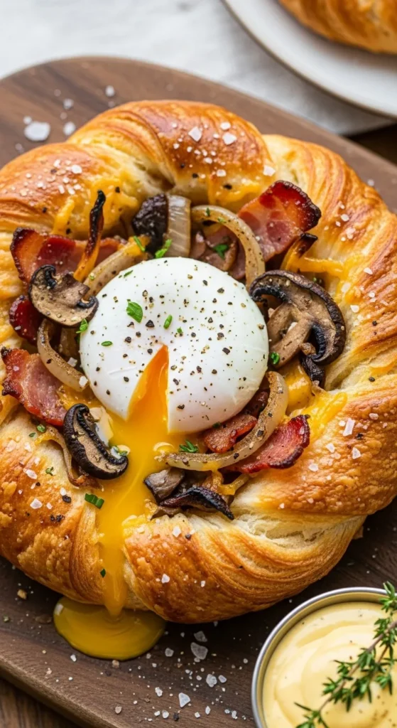 Bacon & Mushroom Brunch Bomb