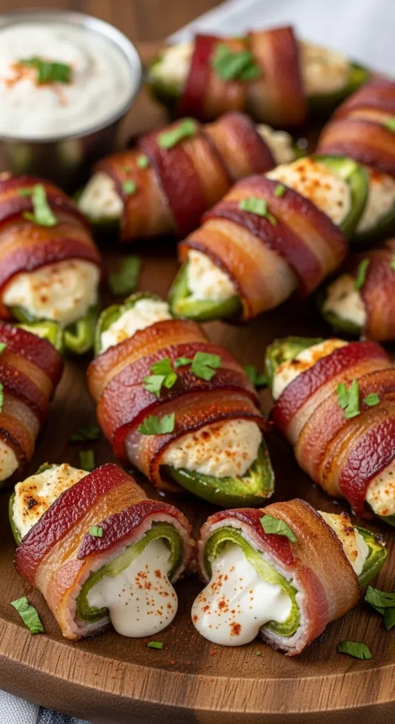 Bacon-Wrapped Jalapeño Poppers