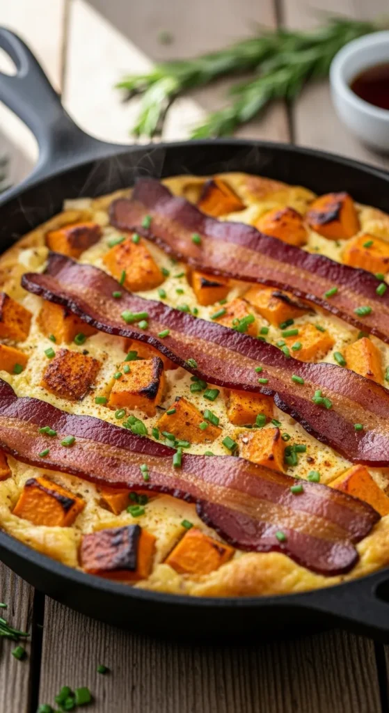 Bacon and Sweet Potato Breakfast Bake